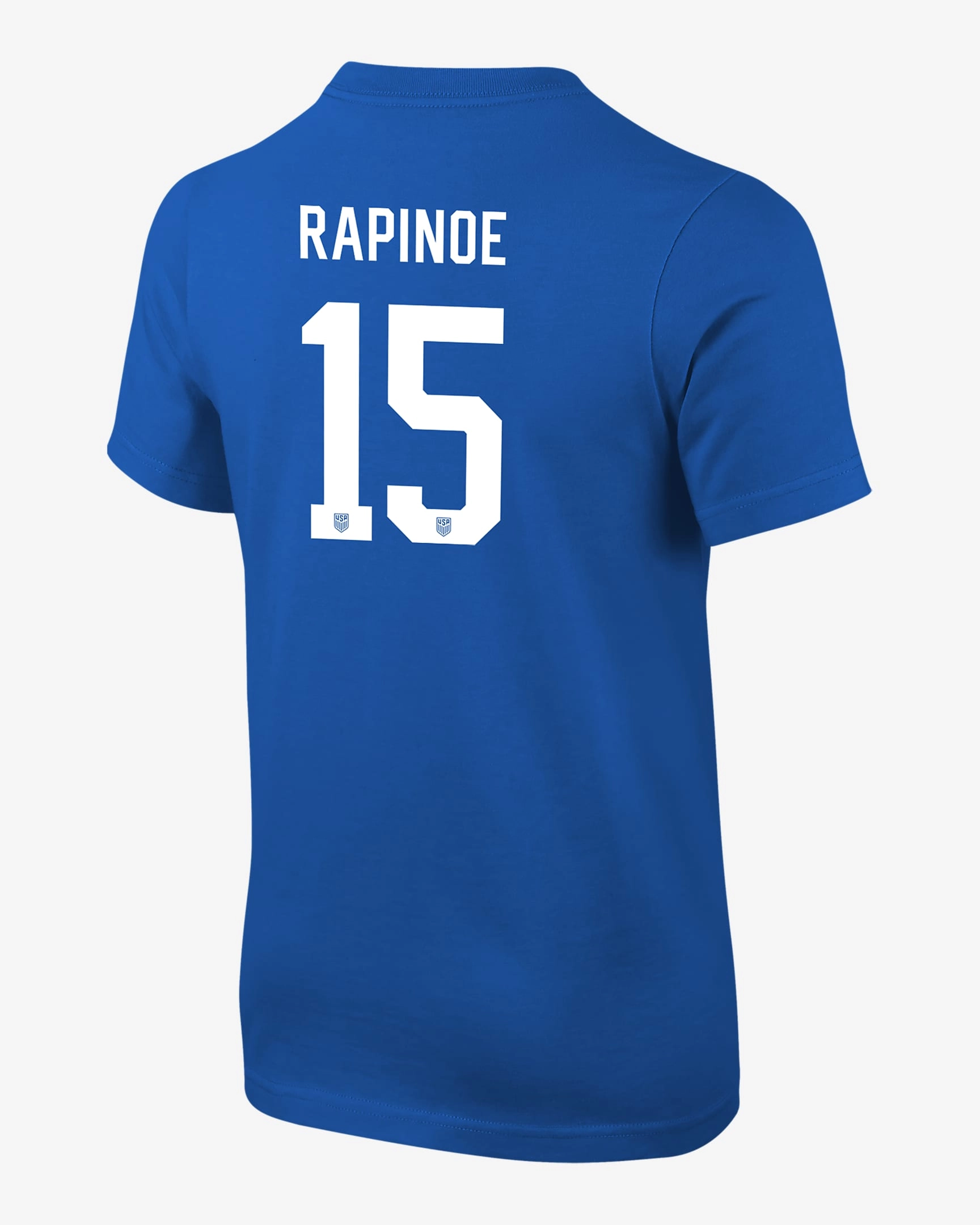 T-shirt Nike Alex Morgan USWNT pour grands enfants Football américain Fier de l'équipe des États-Unis